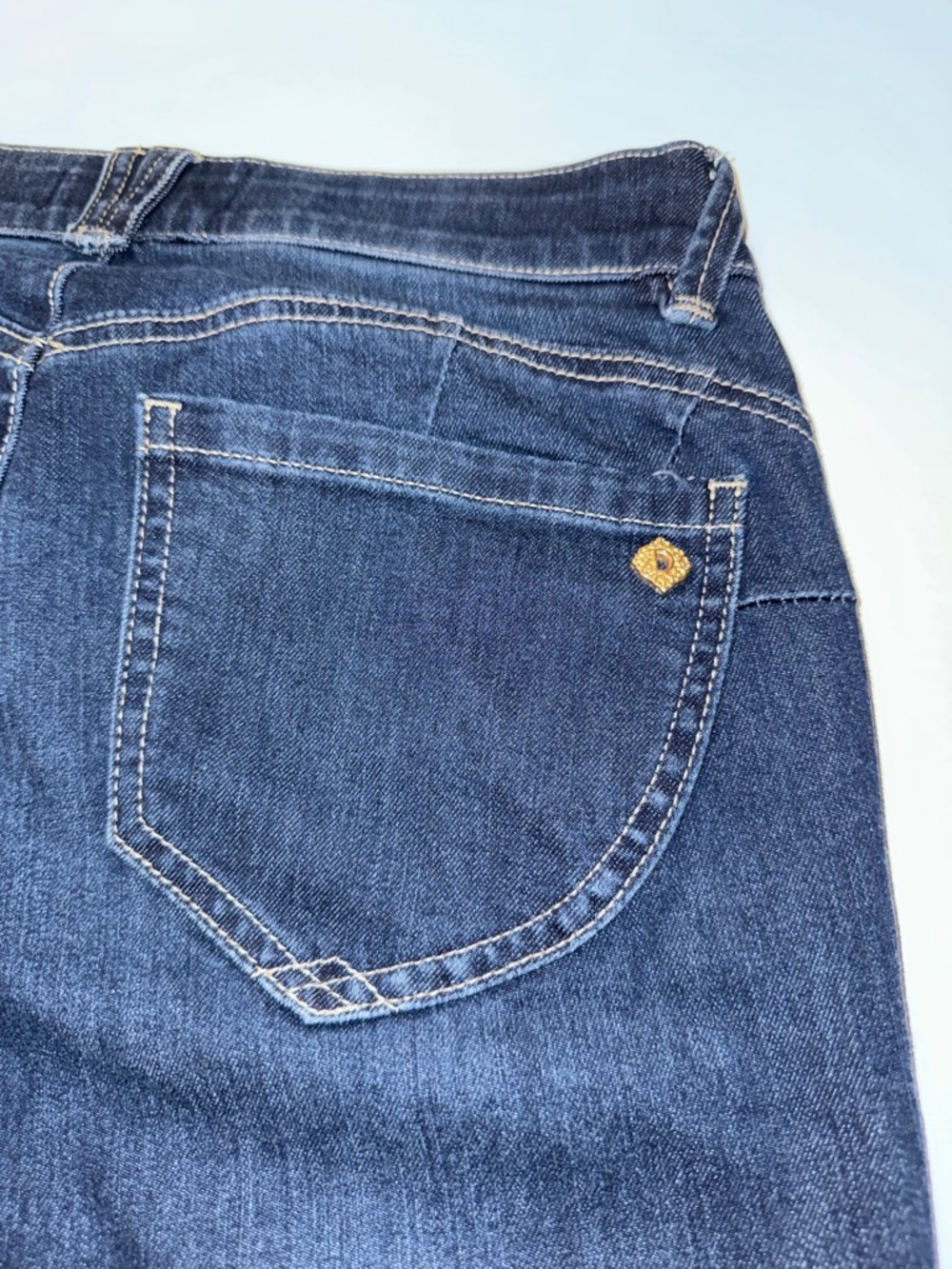Y2K Democracy Women's Dark Blue Straight Leg Jeans - Picture 6 of 6